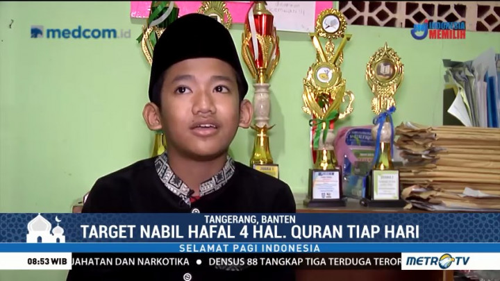 Perjuangan Nabil Menjadi Hafiz Quran