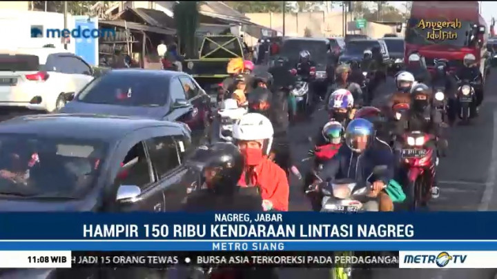 Hingga H-1 Lebaran, 147 Ribu Pemudik Lintasi Nagreg