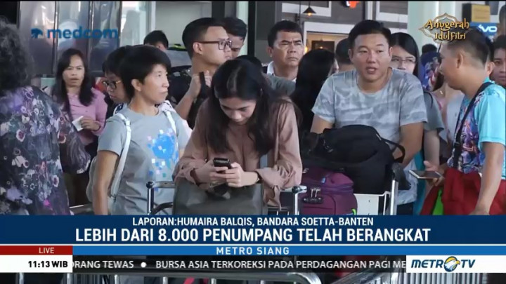 H-1 Lebaran, 1,1 Juta Pemudik Tinggalkan Jakarta Lewat Bandara Soetta