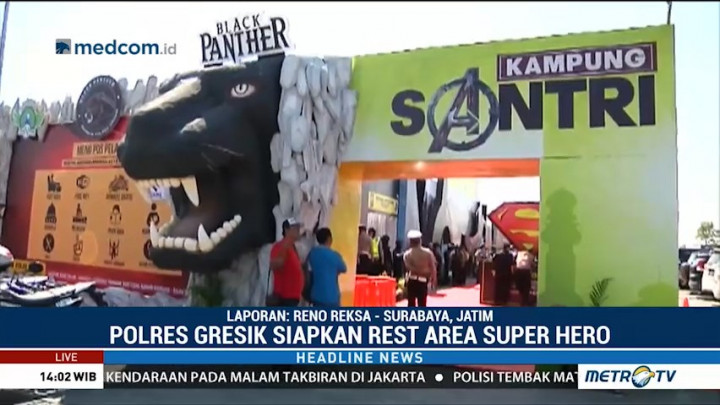 Rest Area <i>Superhero</i> Hadir di Jalur Mudik Pantura Gresik