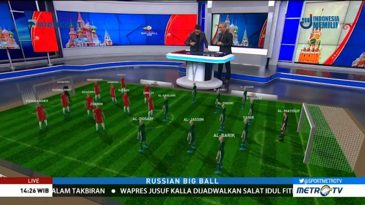 Preview Arab Saudi vs Rusia