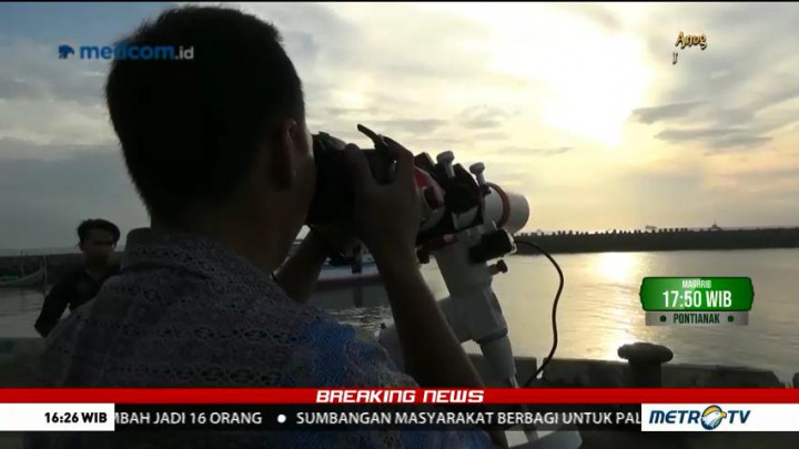 Pemantauan Hilal Dilakukan di Pelabuhan Kabut