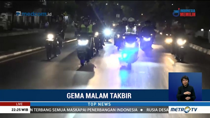 Kapolda Sumsel dan Pangdam II Sriwijaya Patroli Malam Takbiran