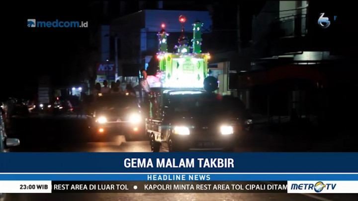 Mobil Hias Meriahkan Pawai Takbiran di NTB