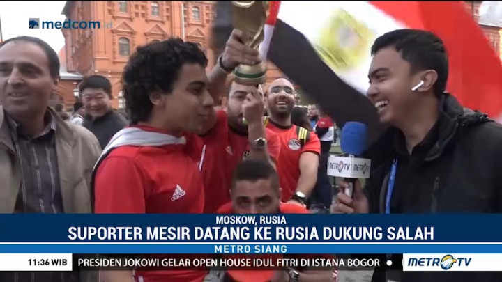 Suporter Mesir tak Sabar Nantikan Aksi Salah