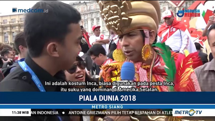 Kostum Unik Suporter Piala Dunia 2018