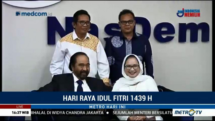 Surya Paloh Gelar <i>Open House</i> di Kantor DPP NasDem