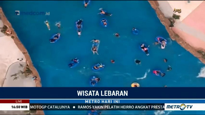Taman Air Sabda Alam Dipadati Wisatawan