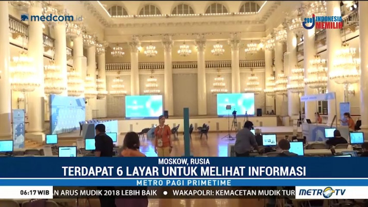 Melihat Media Center Piala Dunia 2018 di Moskow