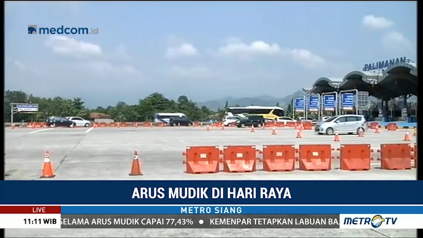 Arus Lalin di Tol Palimanan Terpantau Ramai Lancar