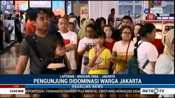 Warga Ibu Kota Nikmati Libur Lebaran di Jakarta Fair