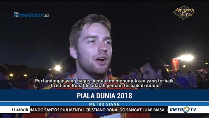 Tanggapan Suporter Usai Portugal vs Spanyol Berakhir Imbang