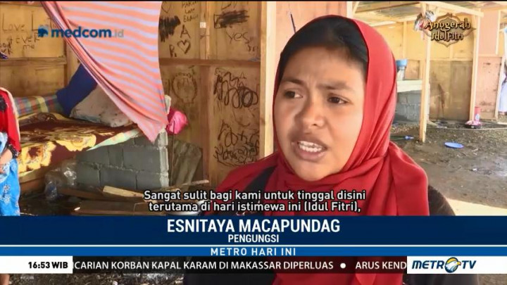 Warga Marawi Sambut Idulfitri di Pengungsian