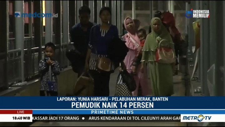 Arus Balik Mulai Terlihat di Pelabuhan Merak