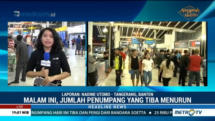 H+1 Lebaran, Jumlah Penumpang di Bandara Soetta Menurun