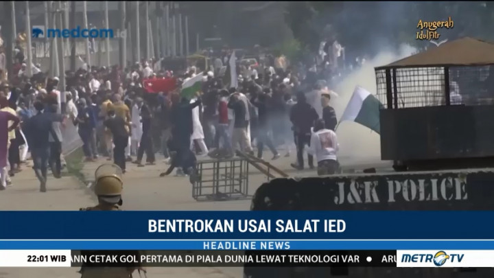 Bentrokan Kembali Pecah di Kashmir, Satu Orang Tewas