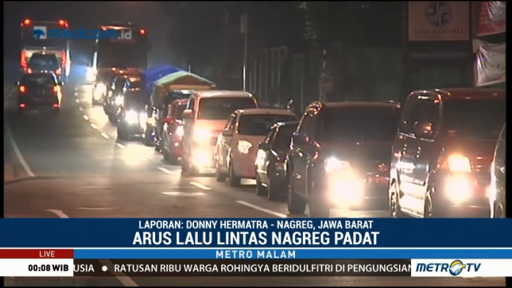 Jalur Selatan dan Tengah Jawa Barat Padat Merayap