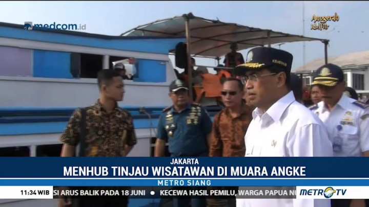 Menhub Tinjau Pelabuhan Muara Angke