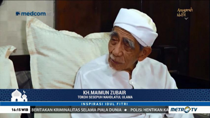Inspirasi Idulfitri Bersama KH Maimun Zubair