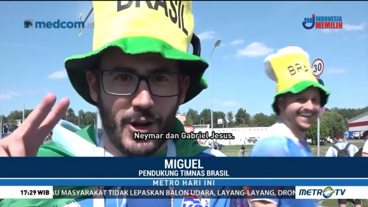 Jelang Laga Brasil vs Swiss