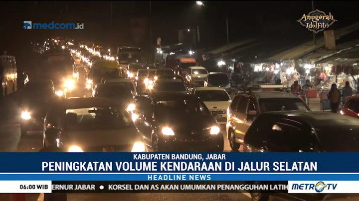 Lalu Lintas Jalur Selatan Jabar Padat