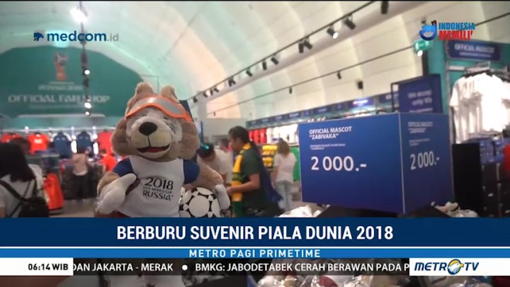 Berburu Suvenir Piala Dunia 2018