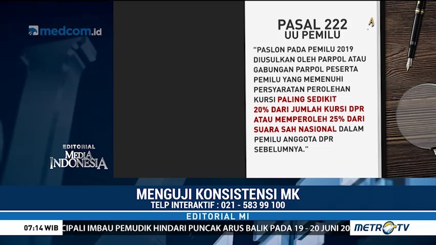 Menguji Konsistensi MK
