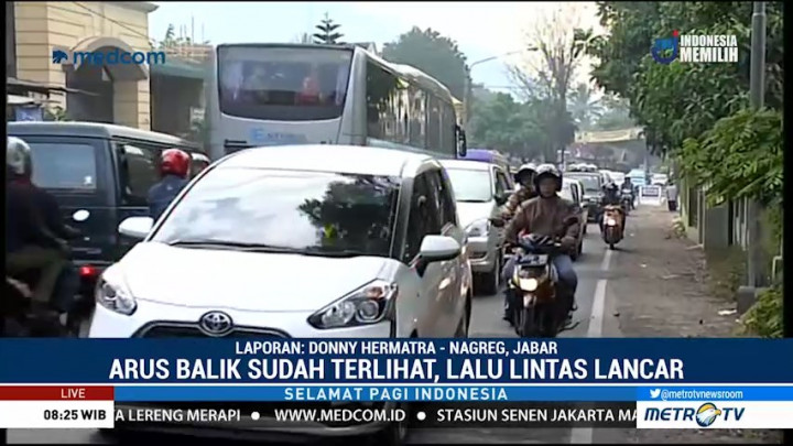 Arus Lalin di Jalur Nagreg Ramai Lancar