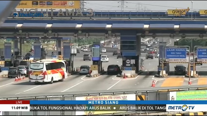 Volume Kendaraan di GT Cikarang Utama Meningkat