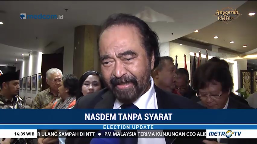 Kata Surya Paloh Soal Cawapres Jokowi