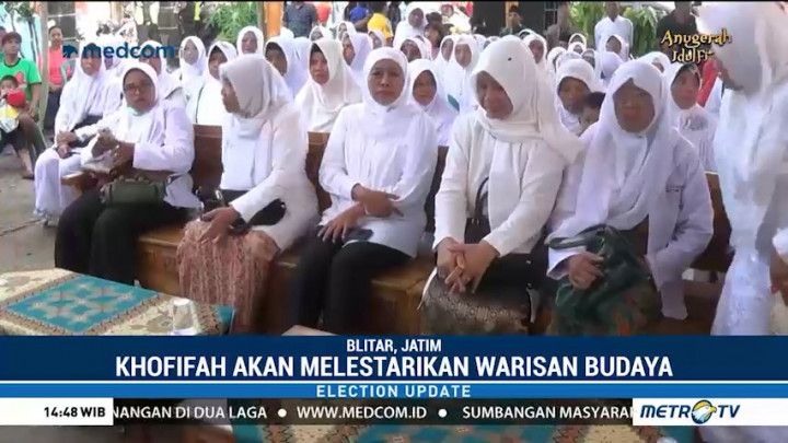 Khofifah Temui Pelaku Seni, Gus Ipul Hadiri Deklarasi Nahdliyin