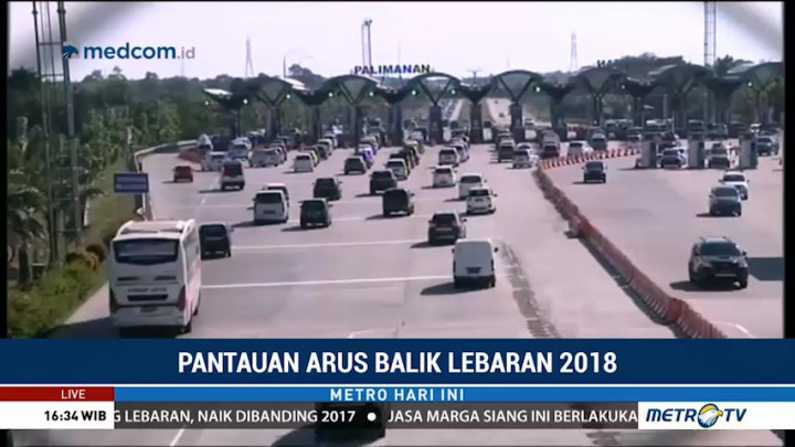 Arus Balik, GT Palimanan Buka 16 Gardu ke Arah Jakarta