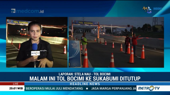 Tol Bocimi Dipersiapkan untuk Arus Balik