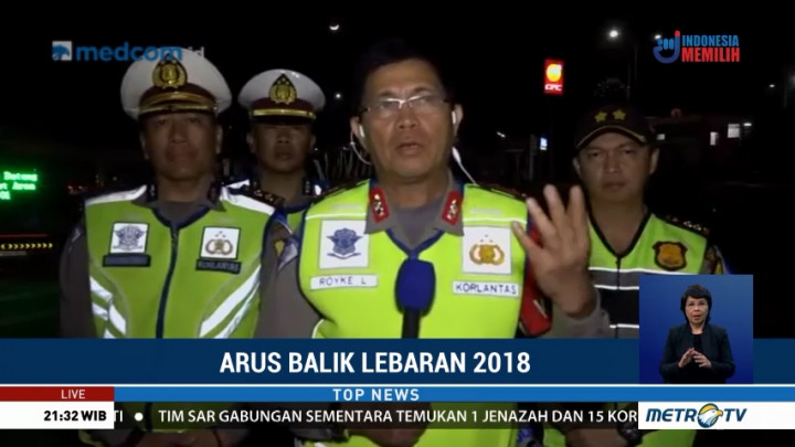 Kakorlantas Polri: Arus Balik Sudah Terlihat Hari Ini