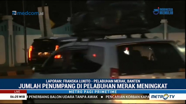 Arus Balik Mulai Terlihat di Pelabuhan Merak