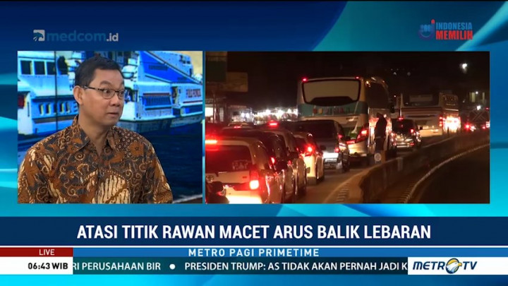Strategi Korlantas Atasi Macet Arus Balik Lebaran