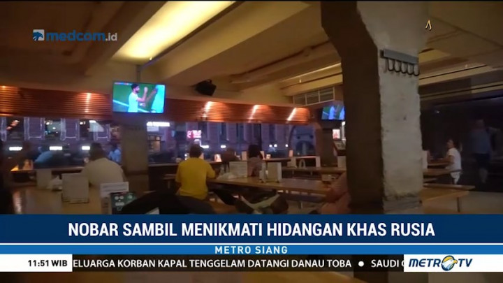 Nobar Piala Dunia Sambil Menikmati Hidangan Khas Rusia