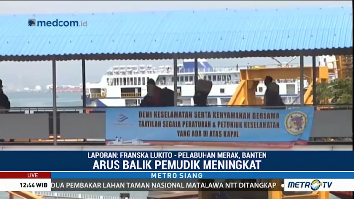 51 Ribu Pemudik Tiba di Pelabuhan Merak