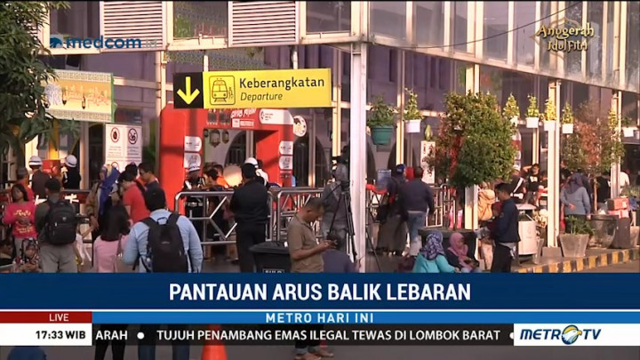 Puncak Arus Balik di Stasiun Senen Terjadi Tanggal 21-23 Juni