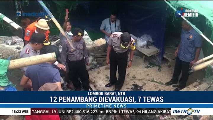 Tujuh Penambang Tewas Akibat Hirup Asap Pembakaran Ban