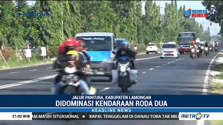 Jalur Pantura Mulai Ramai Arus Balik Kendaraan