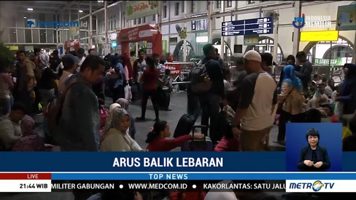 22.899 Penumpang Tiba di Stasiun Senen Hari Ini