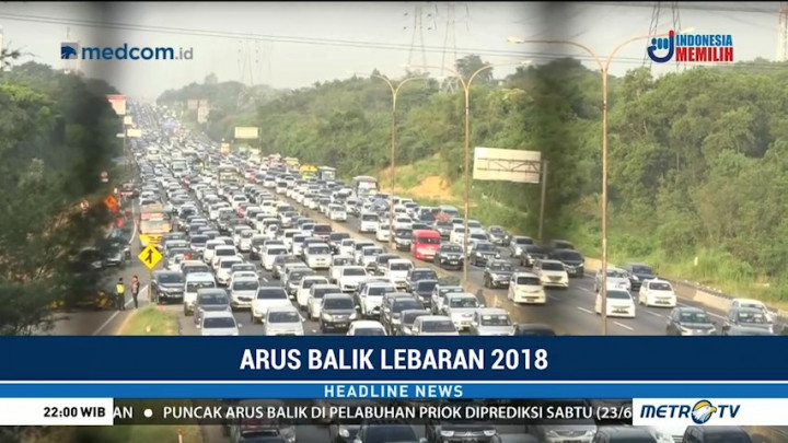 Seluruh Gerbang Tol di Karawang Arah Cikampek Ditutup