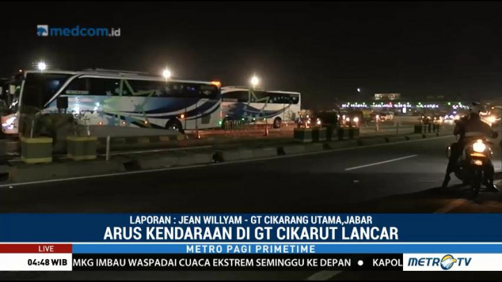 Lalu Lintas GT Cikarang Utama Lancar