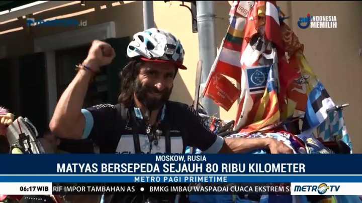 Suporter Argentina Bersepeda Antar Benua Demi Dukung Jagoannya