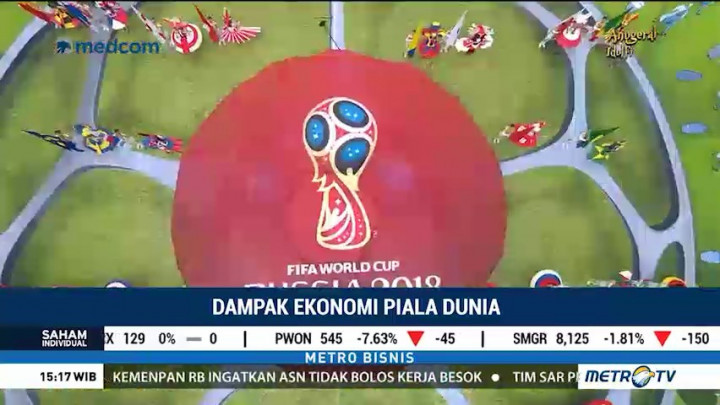 Piala Dunia 2018 tak Berdampak Signifikan pada Perekonomian Rusia