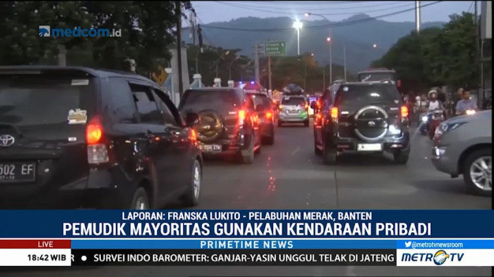 Puncak Arus Balik di Pelabuhan Merak Diprediksi Terjadi Hari Ini