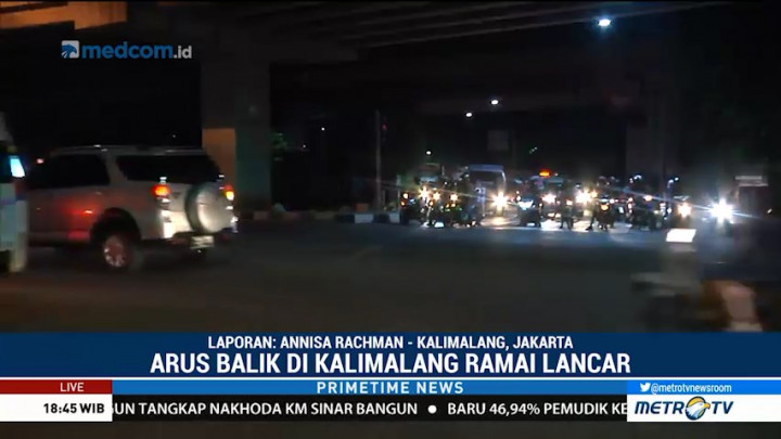 Arus Balik di Kalimalang Ramai Lancar