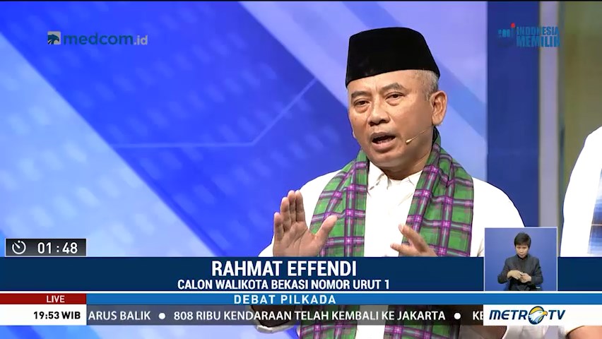 Debat Publik Pilkada Kota Bekasi 2018 (2)