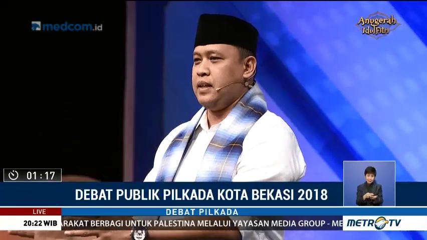 Debat Publik Pilkada Kota Bekasi 2018 (4)